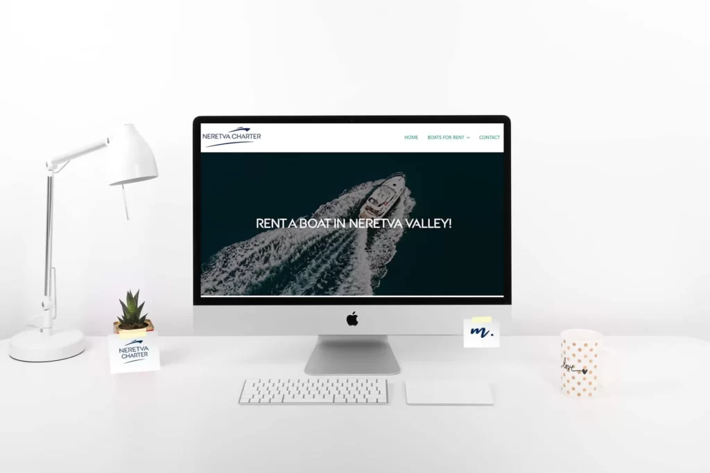 Webdesign "neretvacharter.com" by Zen MultiMedia