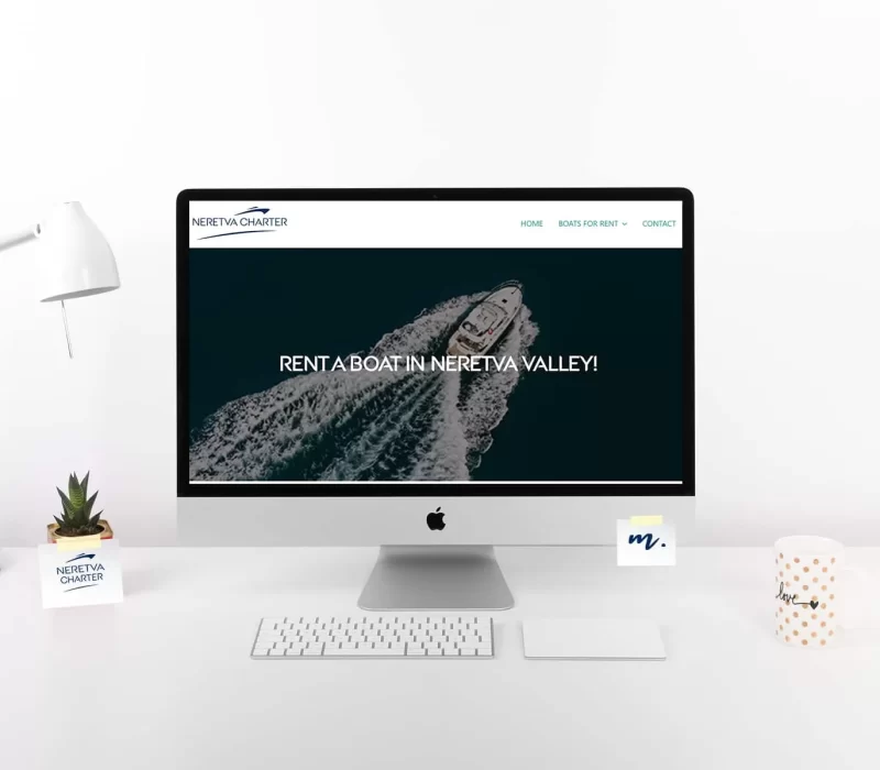 Webdesign "neretvacharter.com" by Zen MultiMedia